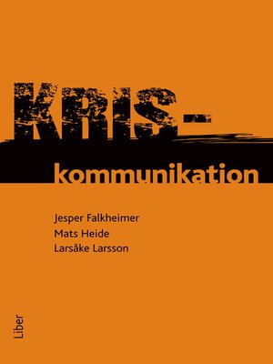 cover image of Kriskommunikation